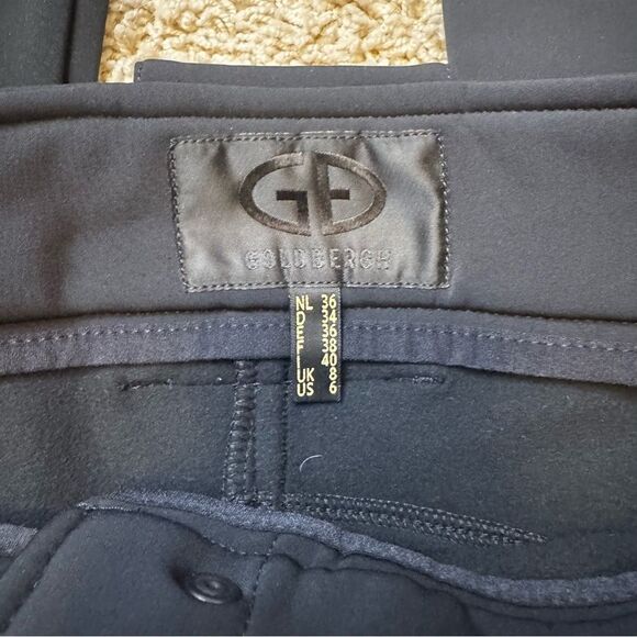 Goldbergh Pippa Ski Pants Waterproof Black Worn Once US 6 - Picture 2 of 8